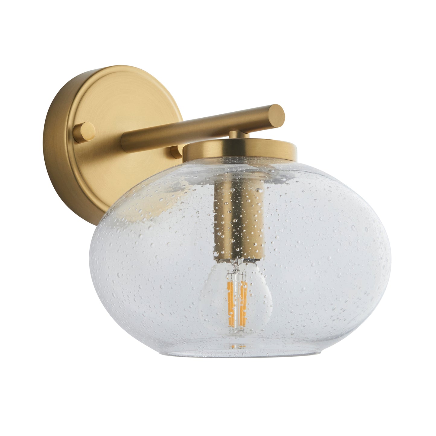 Jacob Wall Light Warm Brass – Brass