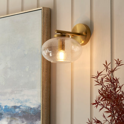 Jacob Wall Light Warm Brass – Brass