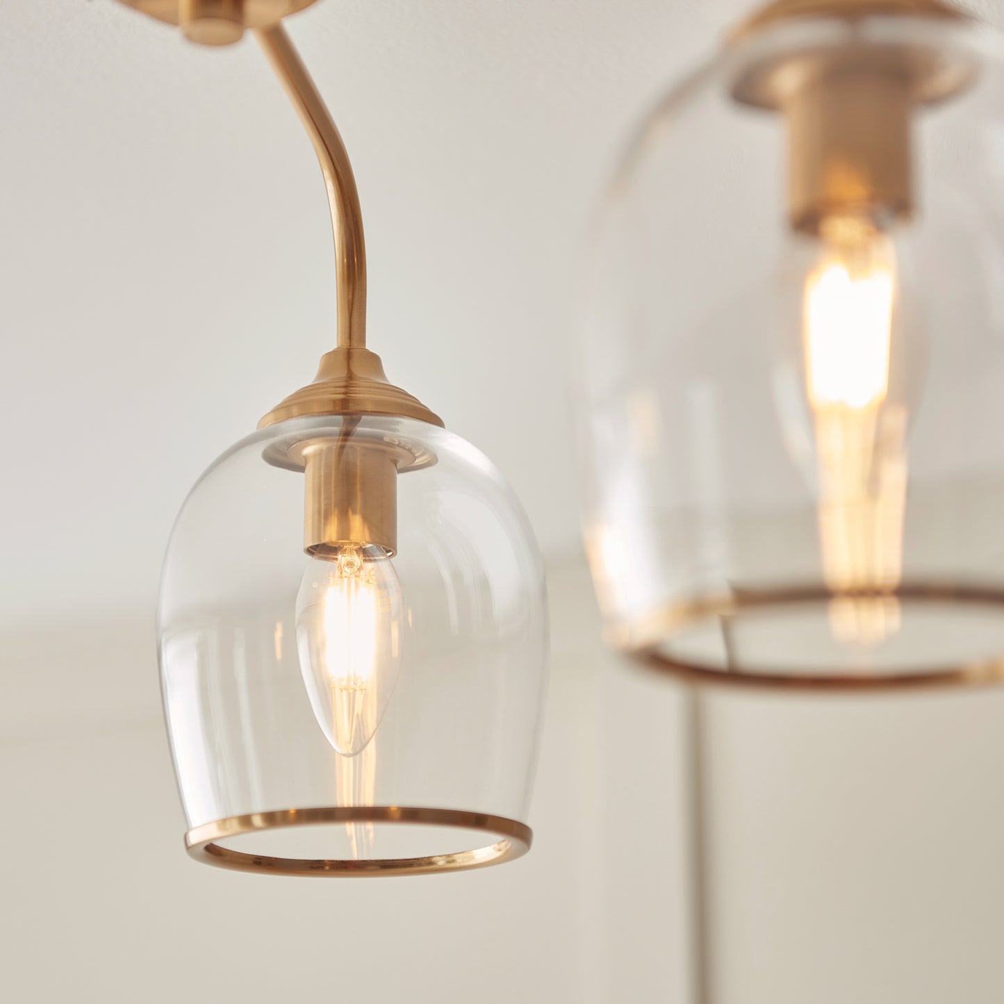 Ashcroft Ceiling 3 Light Brushed Aged Brass – Brass