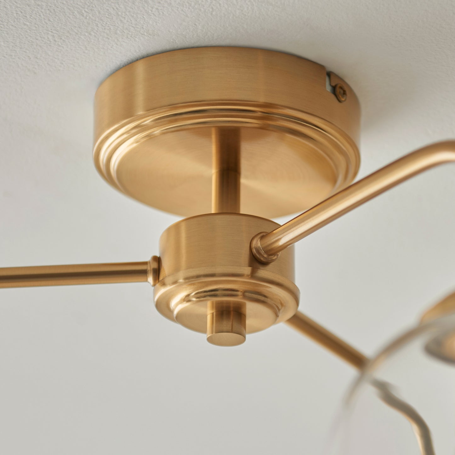 Ashcroft Ceiling 3 Light Brushed Aged Brass – Brass