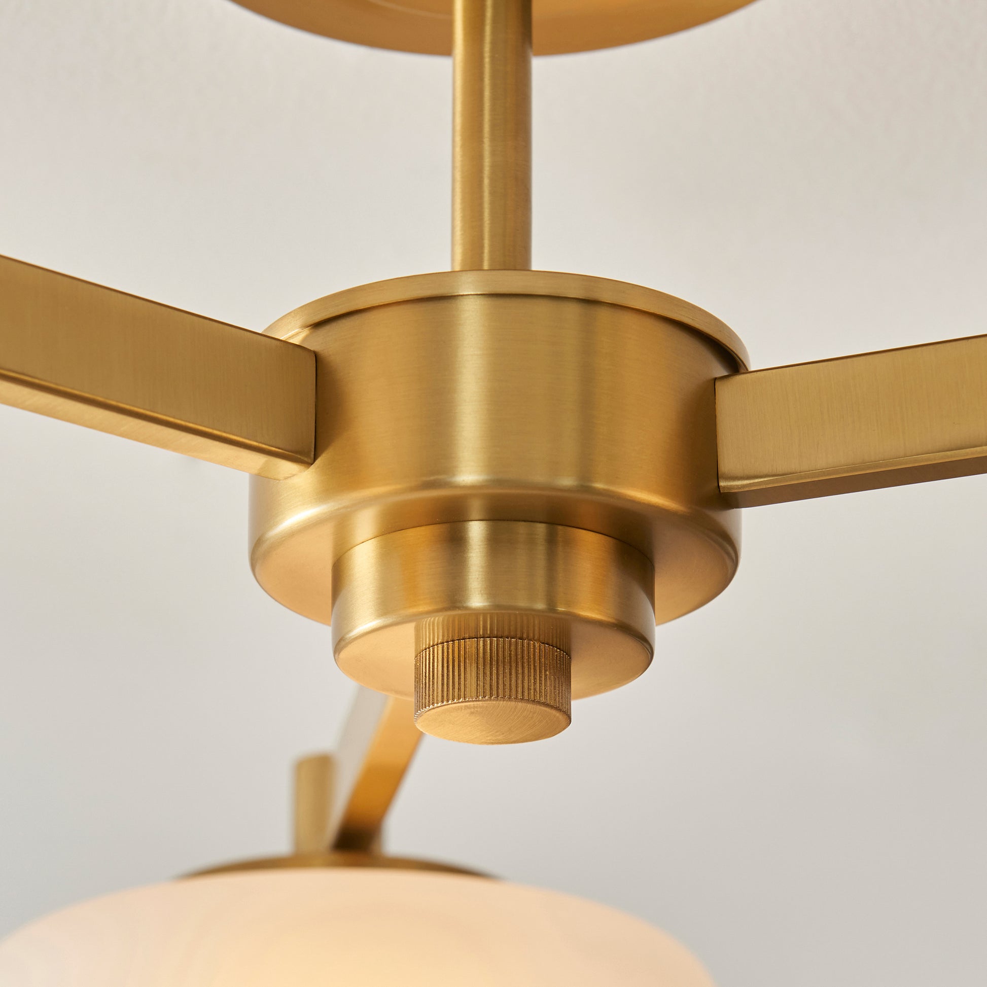 Boss Ceiling Light Brushed Aged Brass – Brass