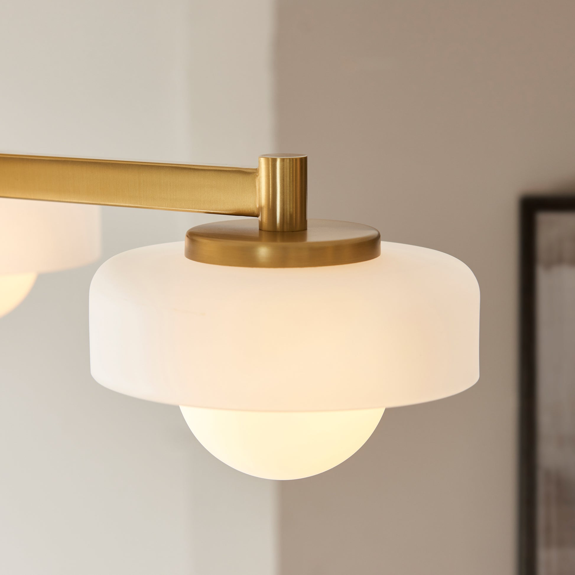 Boss Ceiling Light Brushed Aged Brass – Brass