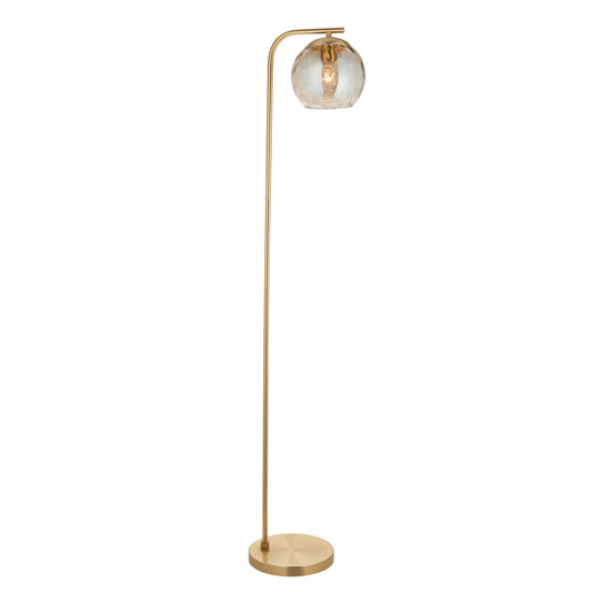 Dimple 1 Floor Light Satin Gold – Brass