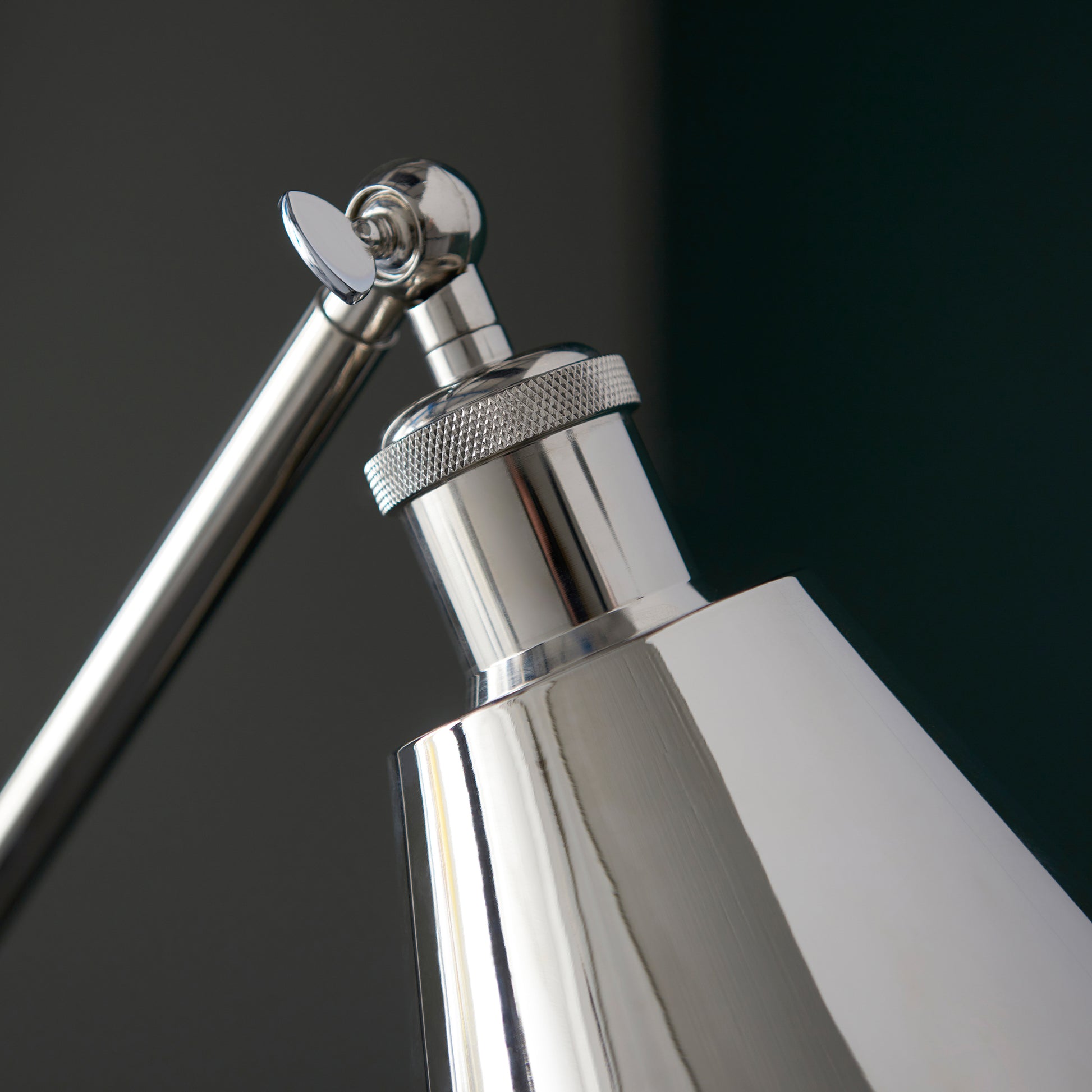 Hal Task Floor Lamp Bright Nickel – Nickel