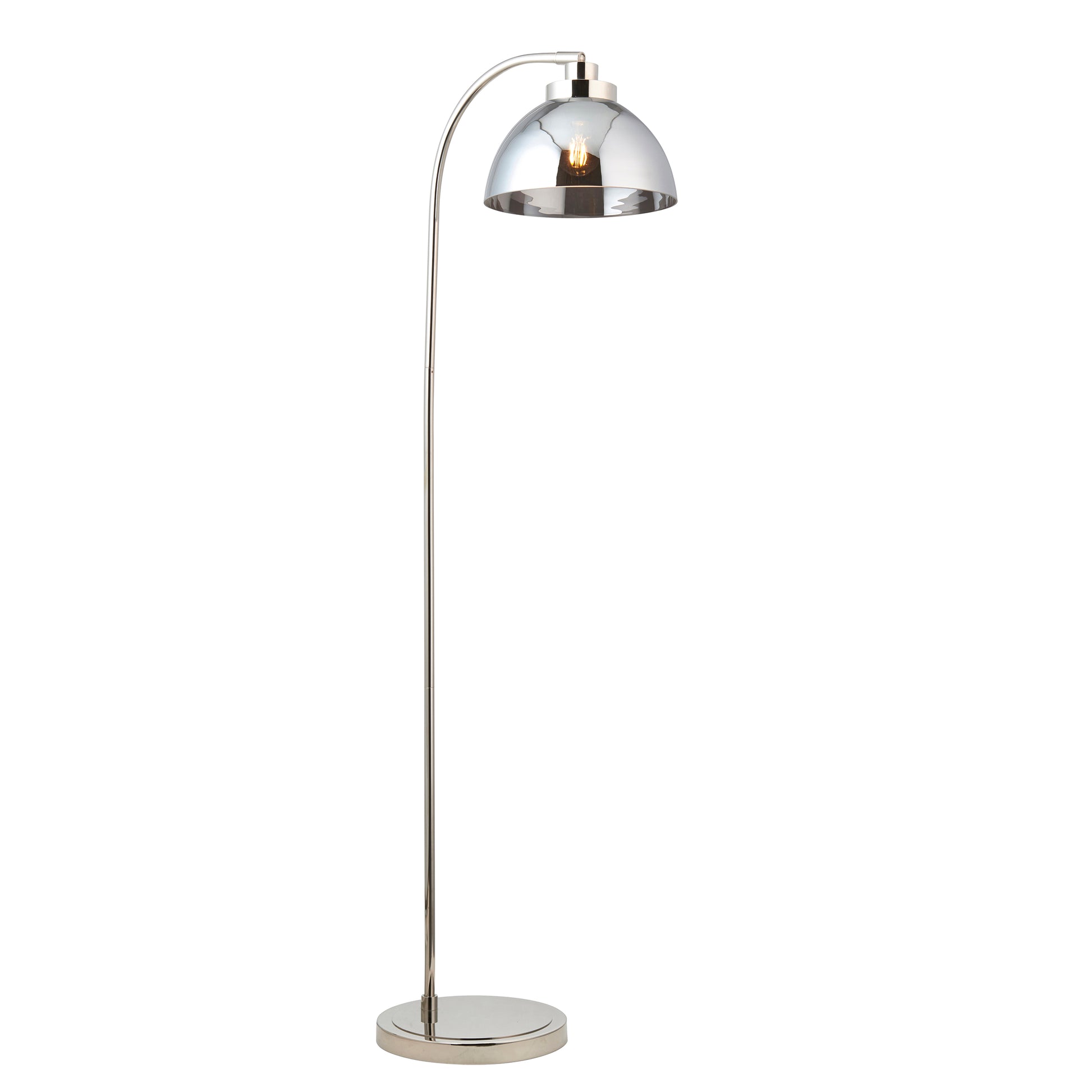 Caspa Floor Lamp Nickel – Nickel