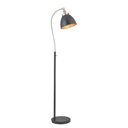 Franklin Floor Lamp Pewter – Black