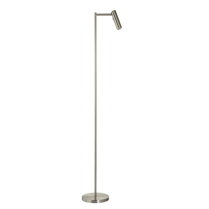 Dedicated Reader 1 Floor Lamp Satin Nickel – Nickel