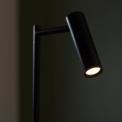 Dedicated Reader 1 Floor Lamp Matt Black – Black