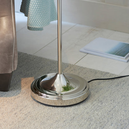 Classic Flexi Floor Lamp Bright Nickel – Nickel