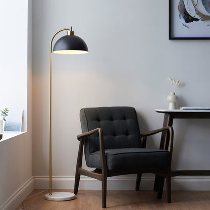 Buchanan Floor Lamp Matt Black – Black
