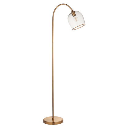 Ashcroft Floor Light Brushed Aged Brass – Brass