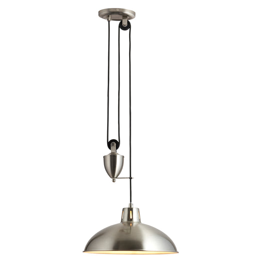 Polka Pendant Light Satin Nickel – Silver