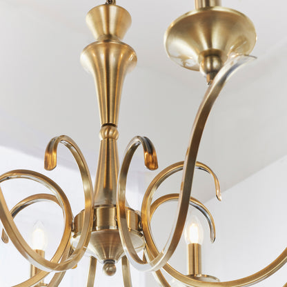 Kora 8 Pendant Light Antique Brass – Brass