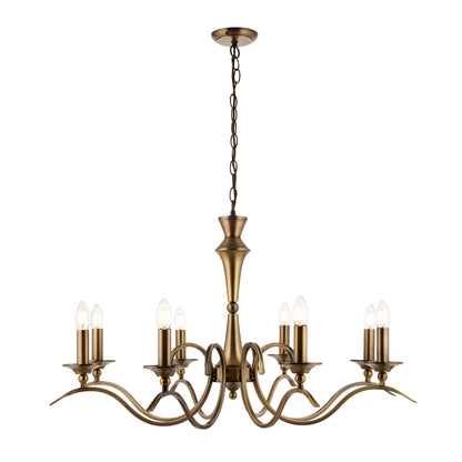 Kora 8 Pendant Light Antique Brass – Brass
