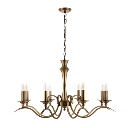 Kora 8 Pendant Light Antique Brass – Brass