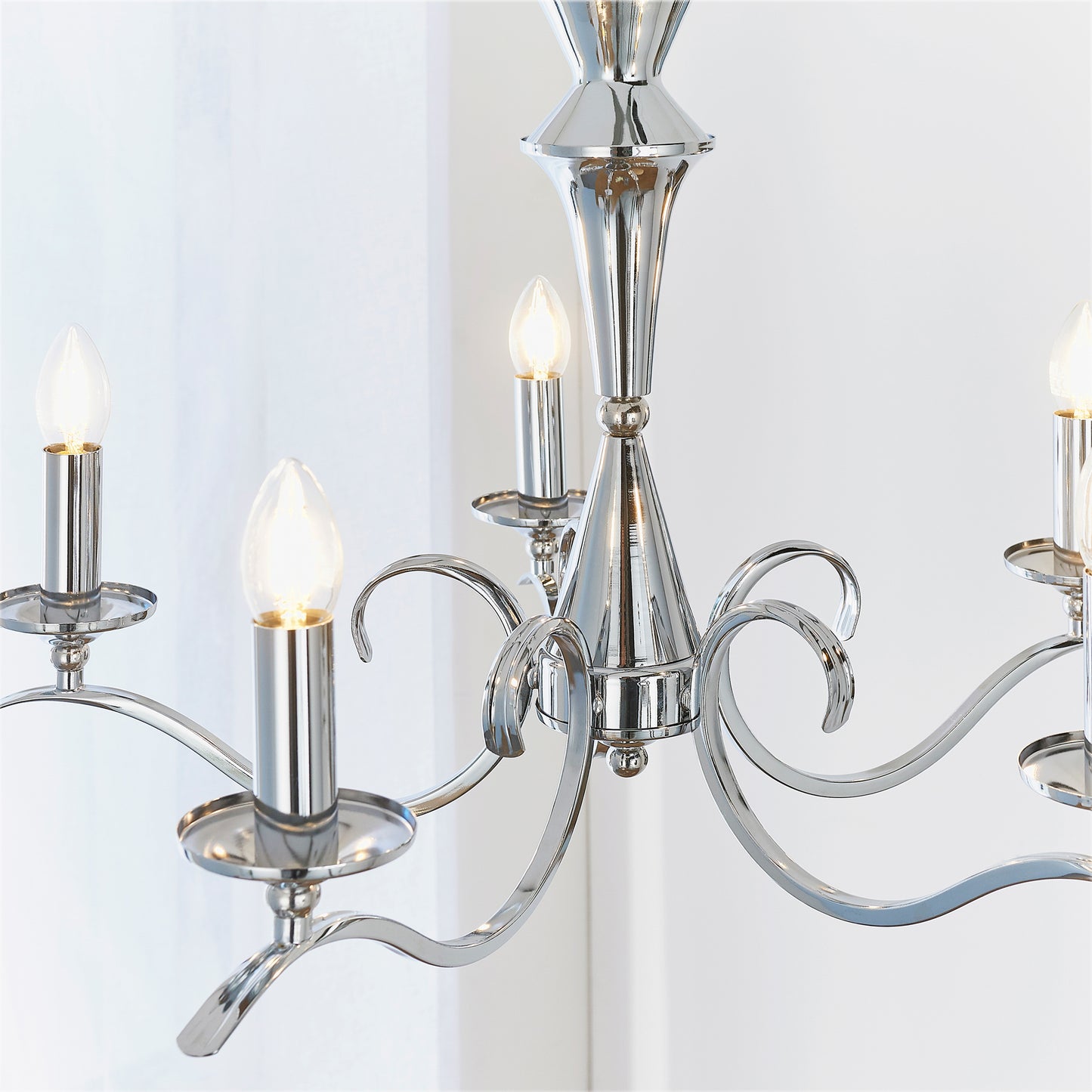 Kora 5 Pendant Light Chrome – Chrome