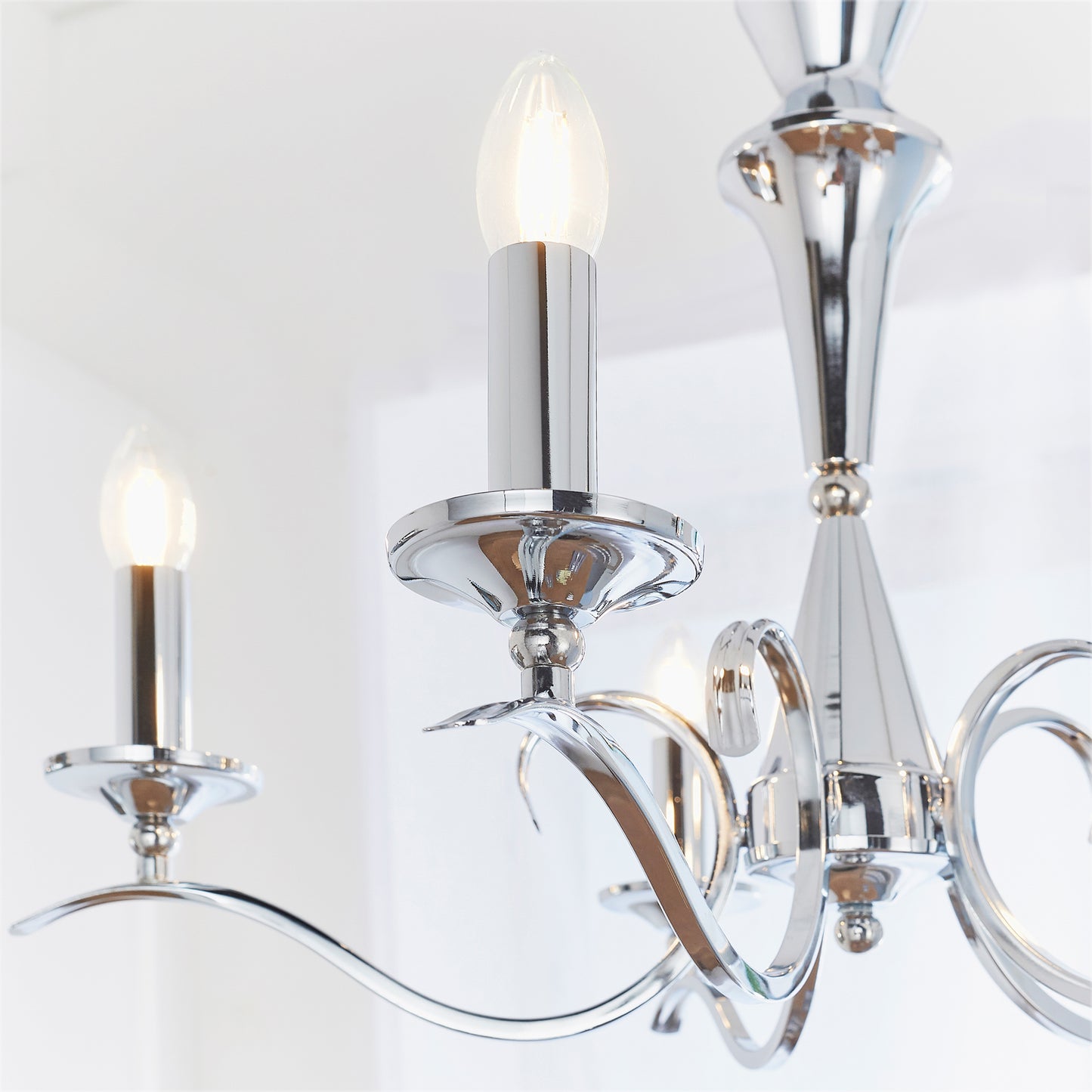 Kora 5 Pendant Light Chrome – Chrome