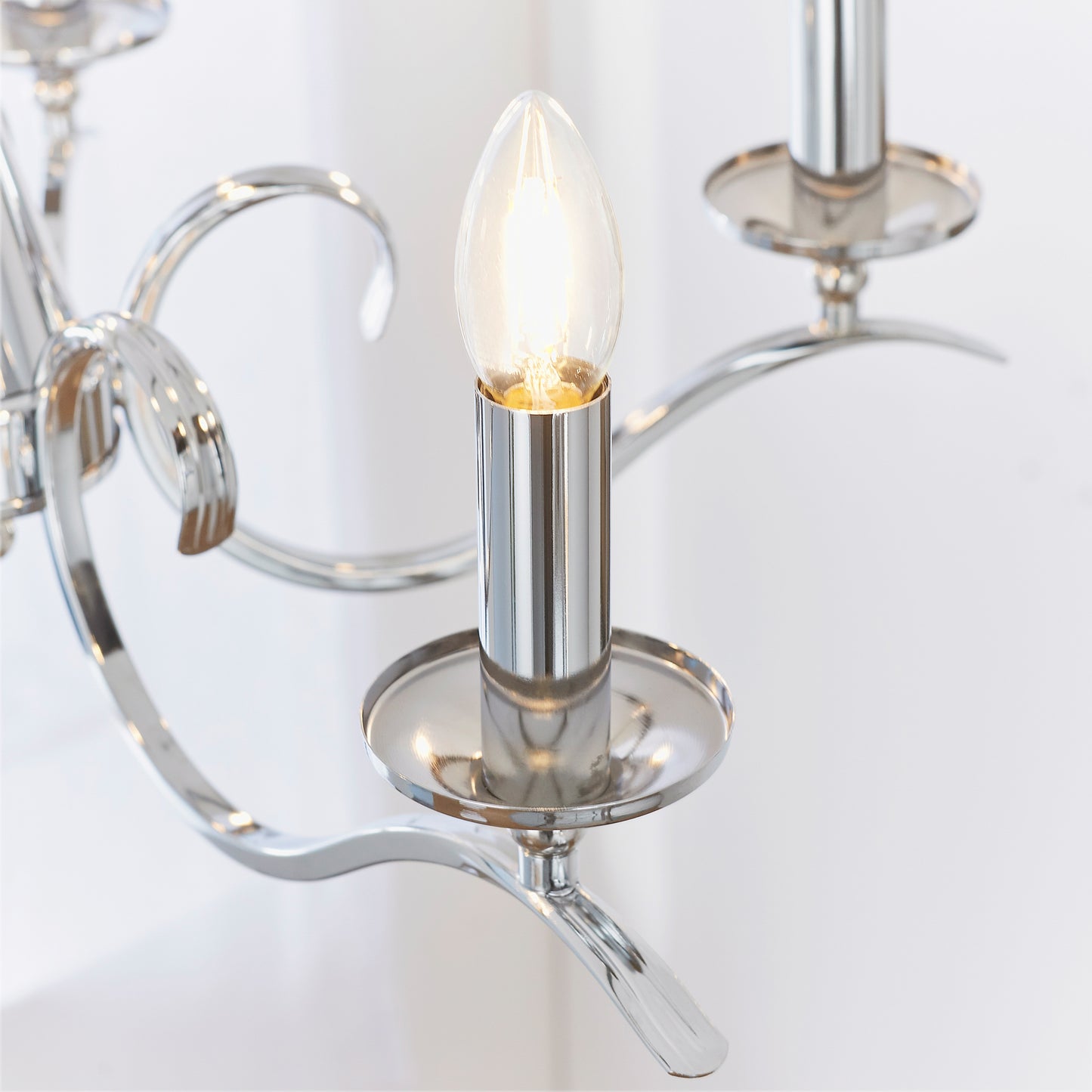 Kora 5 Pendant Light Chrome – Chrome