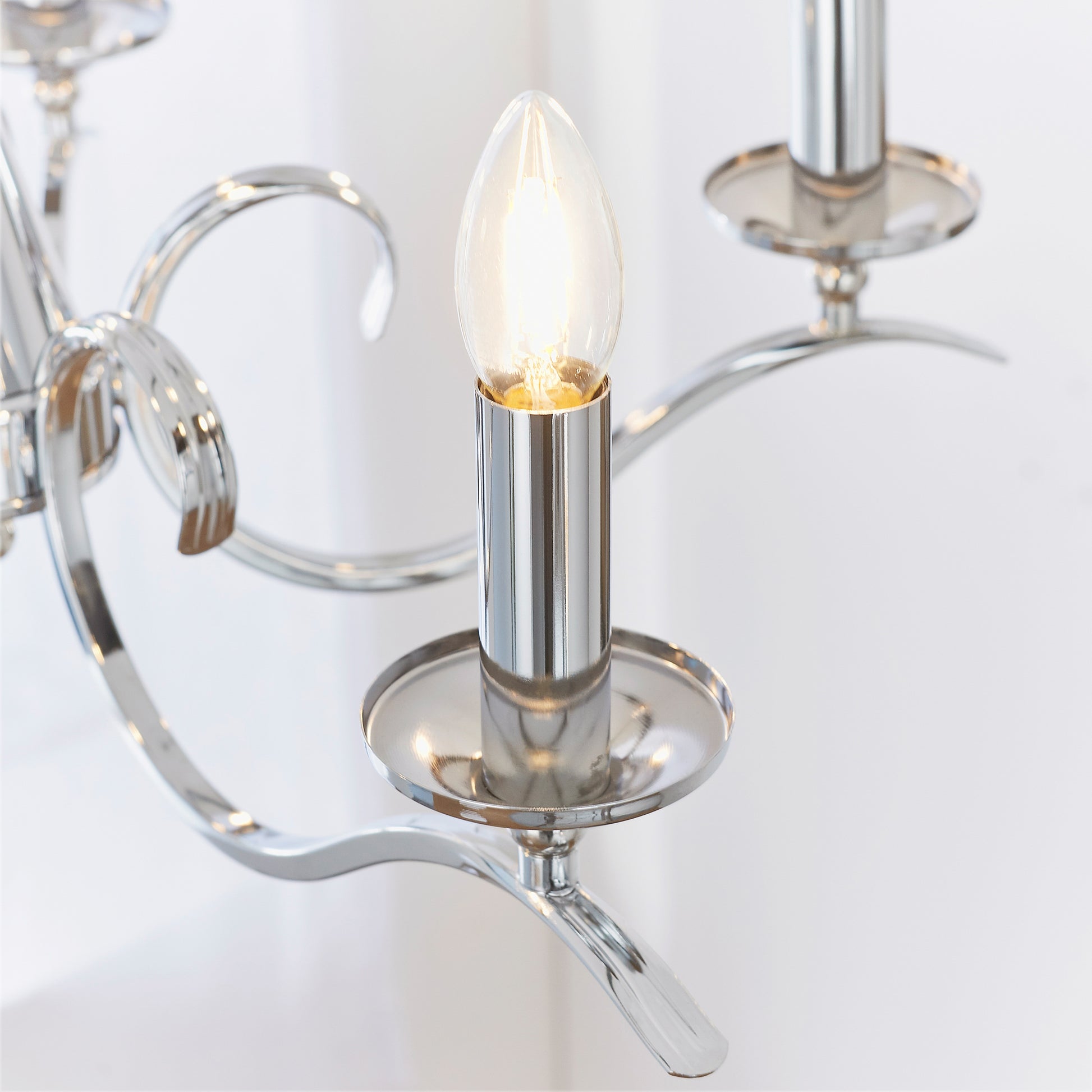 Kora 5 Pendant Light Chrome – Chrome