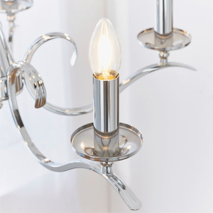 Kora 5 Pendant Light Chrome – Chrome