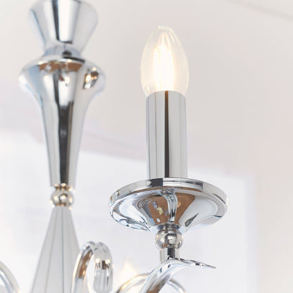 Kora 5 Pendant Light Chrome – Chrome