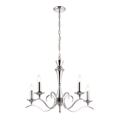 Kora 5 Pendant Light Chrome – Chrome