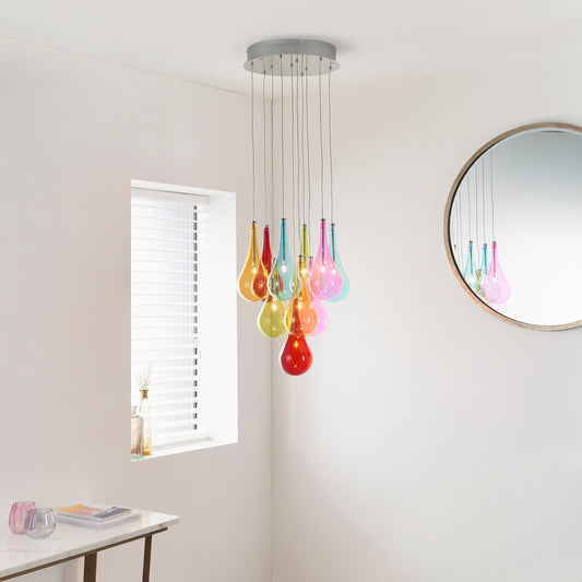 Niro 10 Pendant Light – Multicoloured