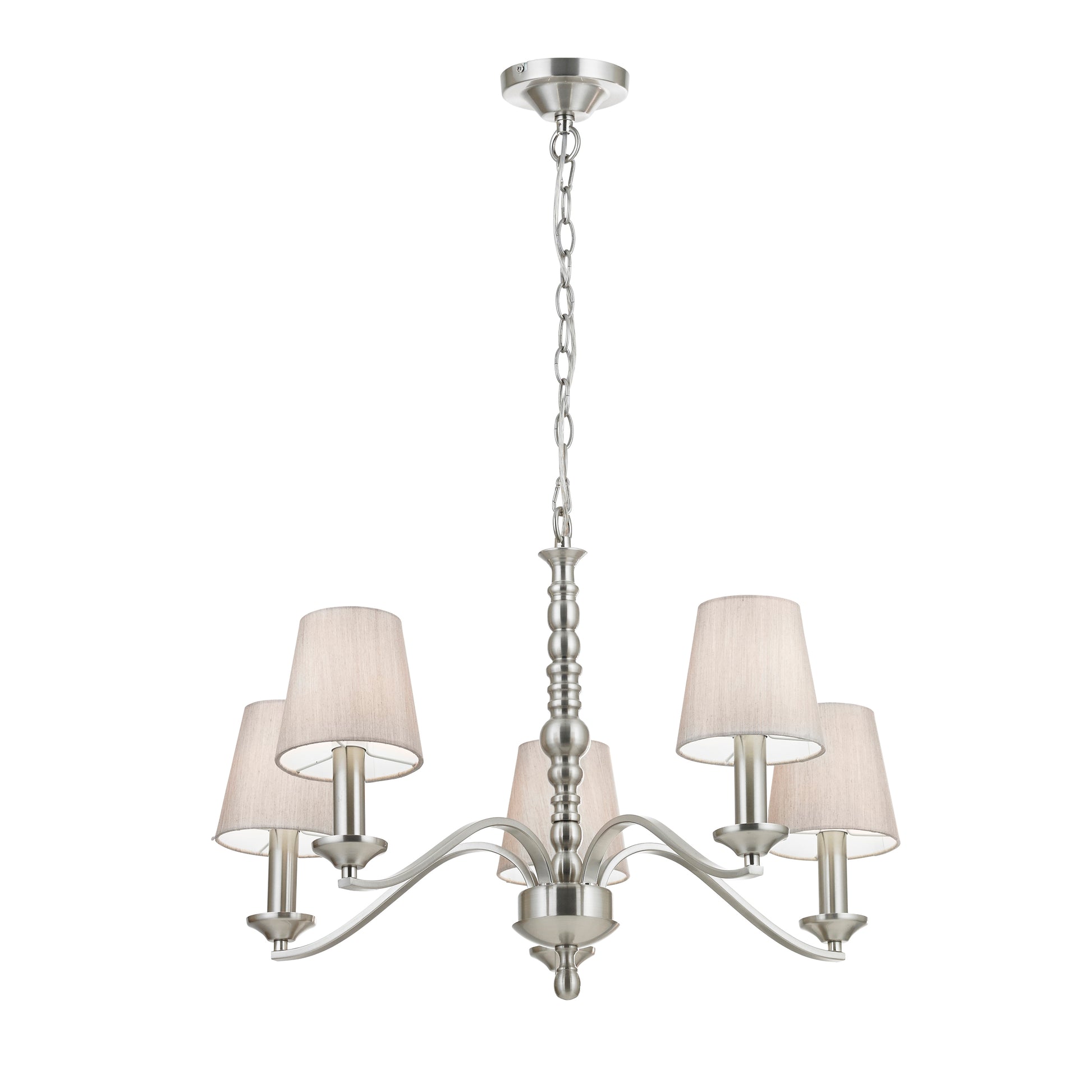Astaire 5 Pendant Light – Silver