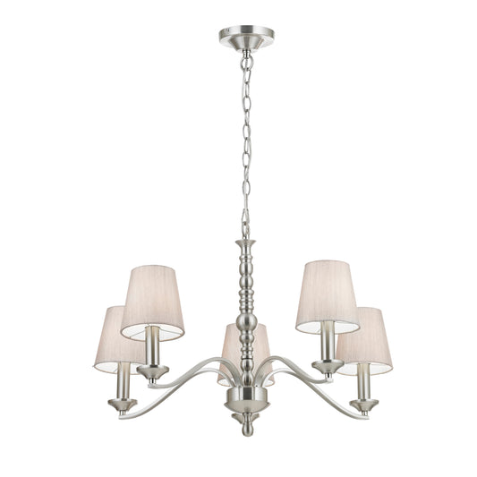 Astaire 5 Pendant Light – Silver