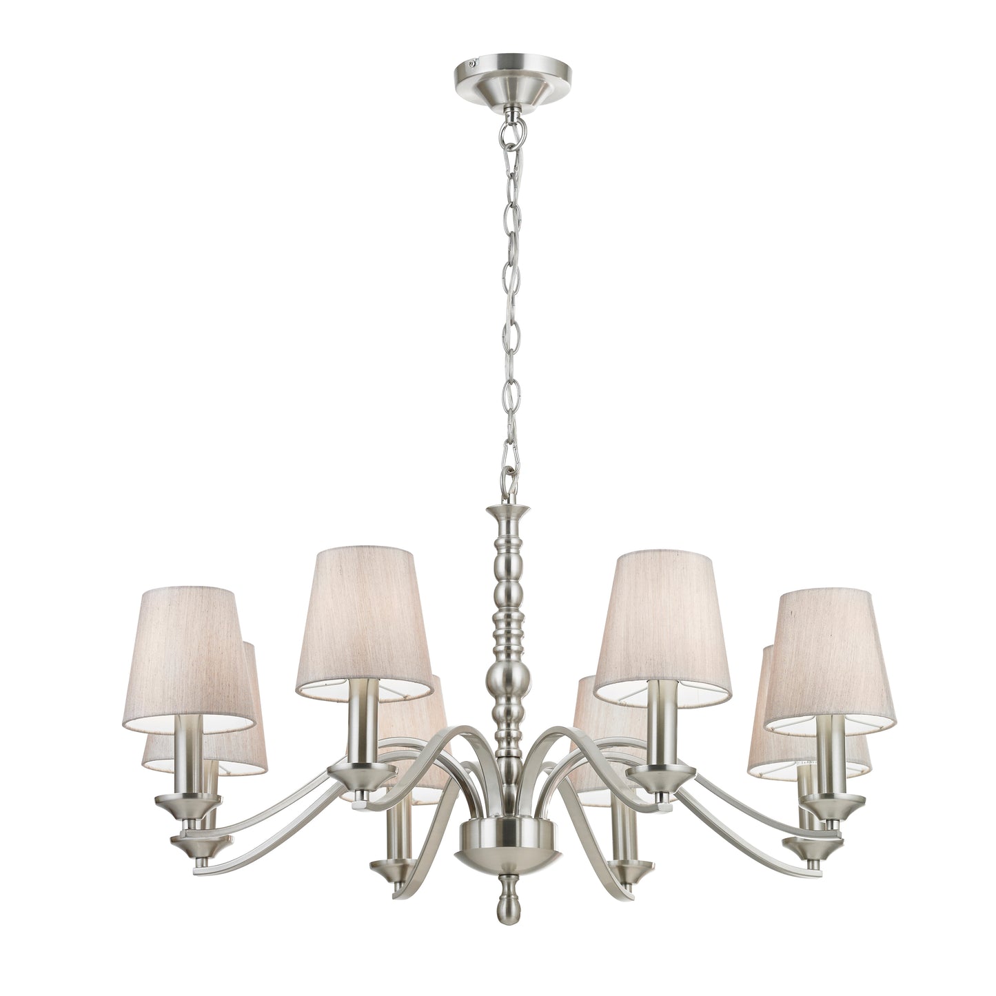 Astaire 8 Pendant Light – Silver