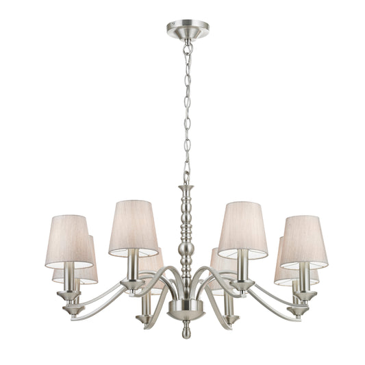 Astaire 8 Pendant Light – Silver