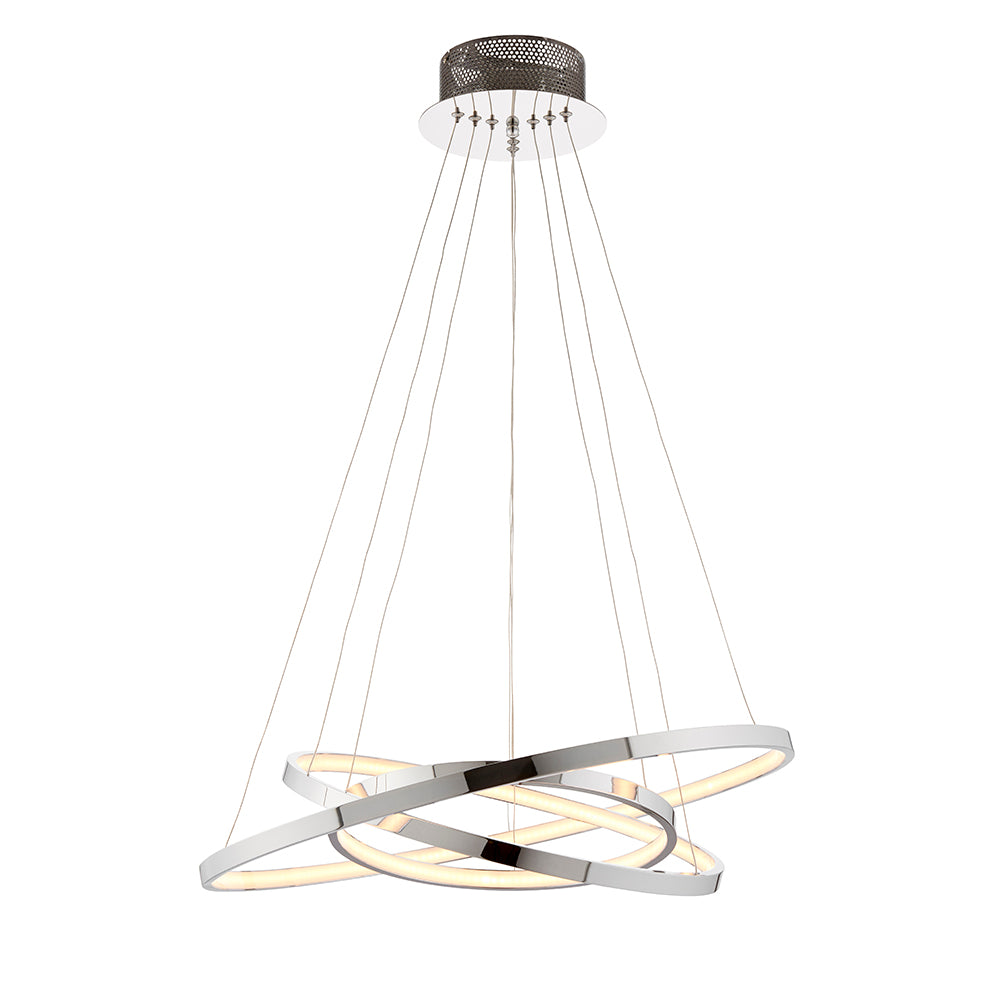 Kline Pendant Light 600mm – Chrome