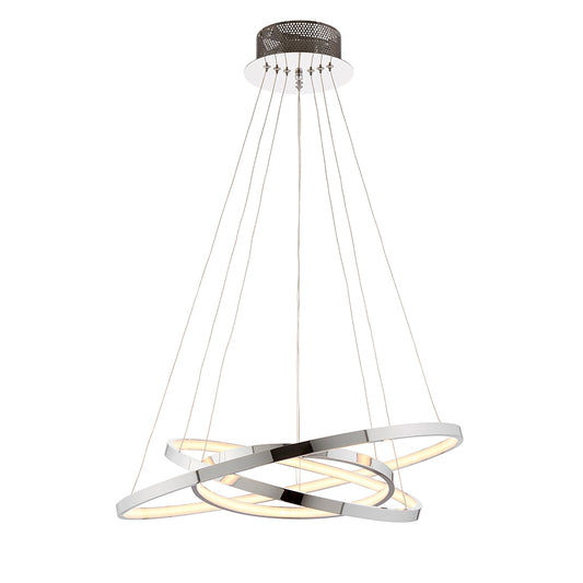 Kline Pendant Light 600mm – Chrome