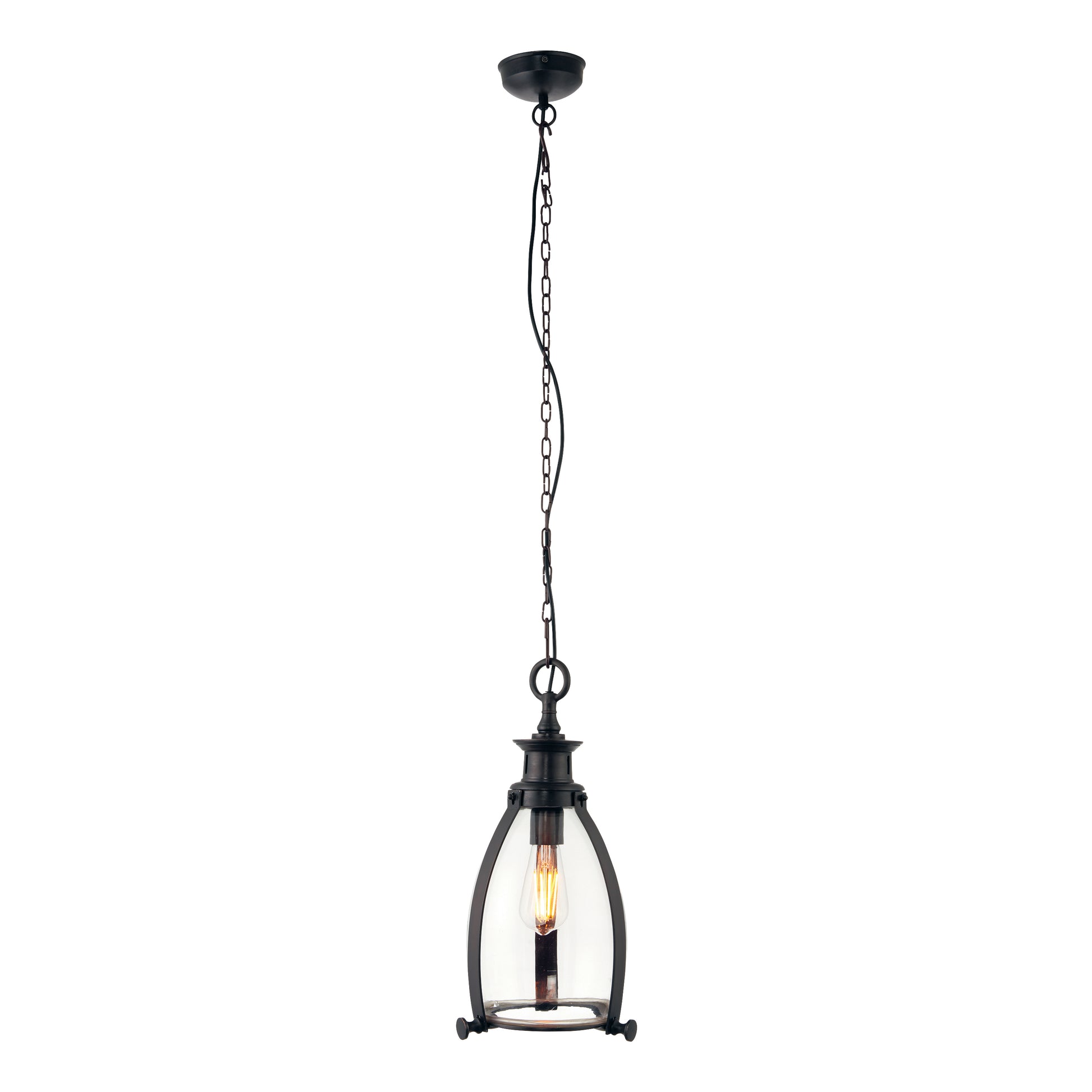 Storni Pendant Light Polished Nickel 640-1350mm – Silver