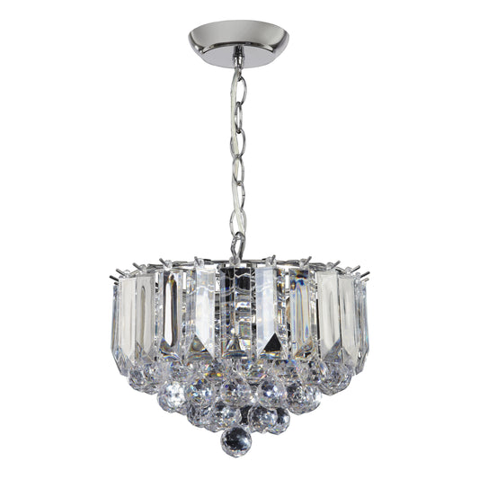 Fargo 3 Pendant Light Chrome 305mm – Chrome