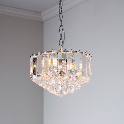 Fargo 3 Pendant Light Chrome 305mm – Chrome
