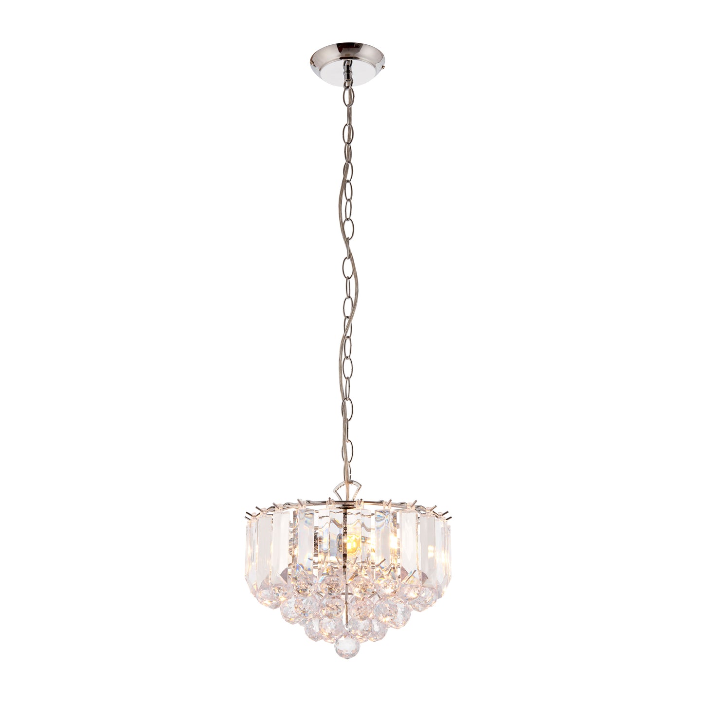Fargo 3 Pendant Light Chrome 305mm – Chrome
