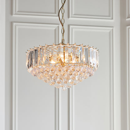 Fargo 3 Pendant Light Chrome 380mm – Chrome