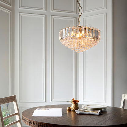 Fargo 3 Pendant Light Chrome 380mm – Chrome