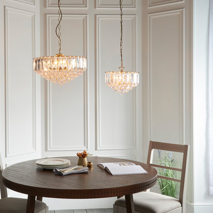 Fargo 3 Pendant Light Chrome 380mm – Chrome