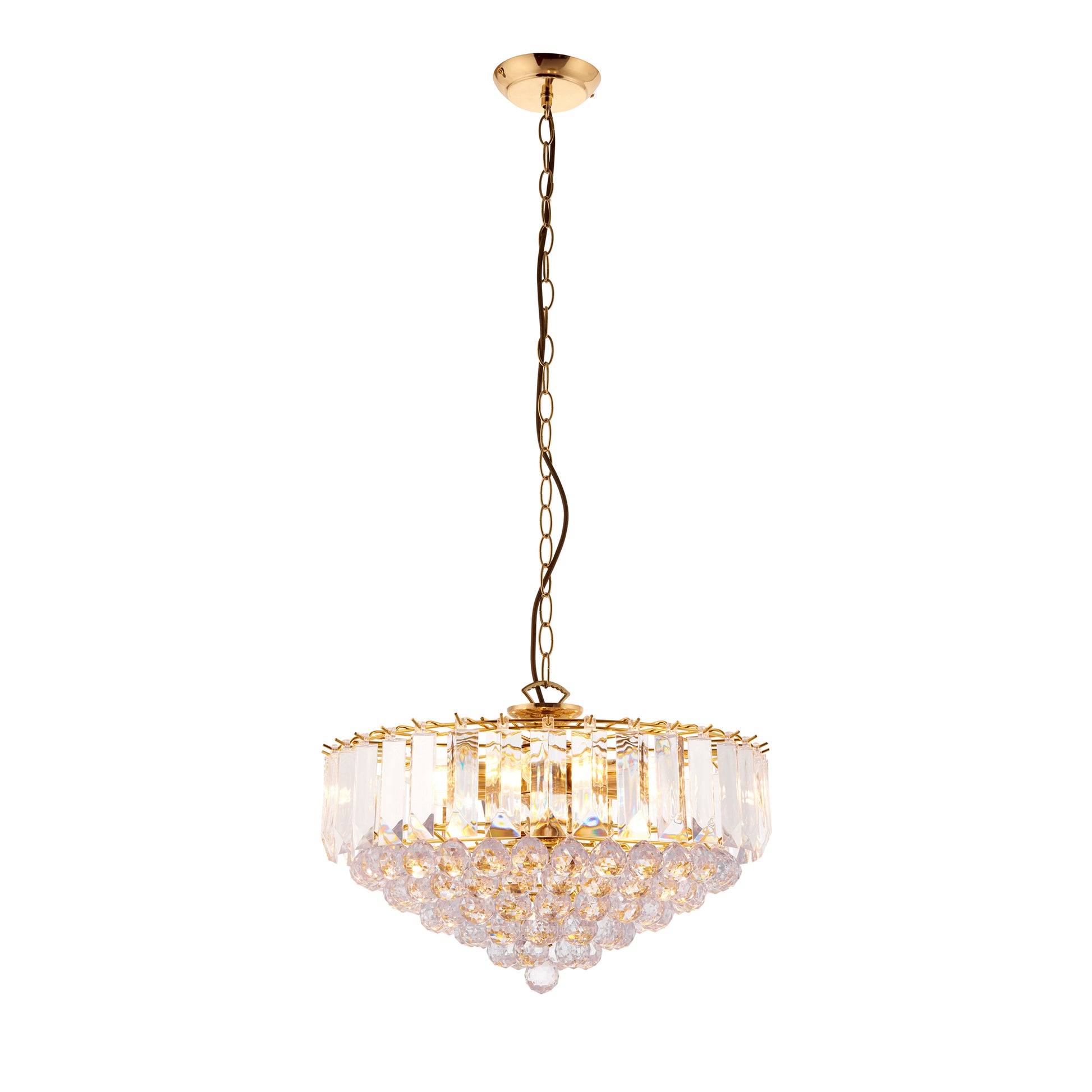 Fargo 3 Pendant Light Chrome 380mm – Chrome