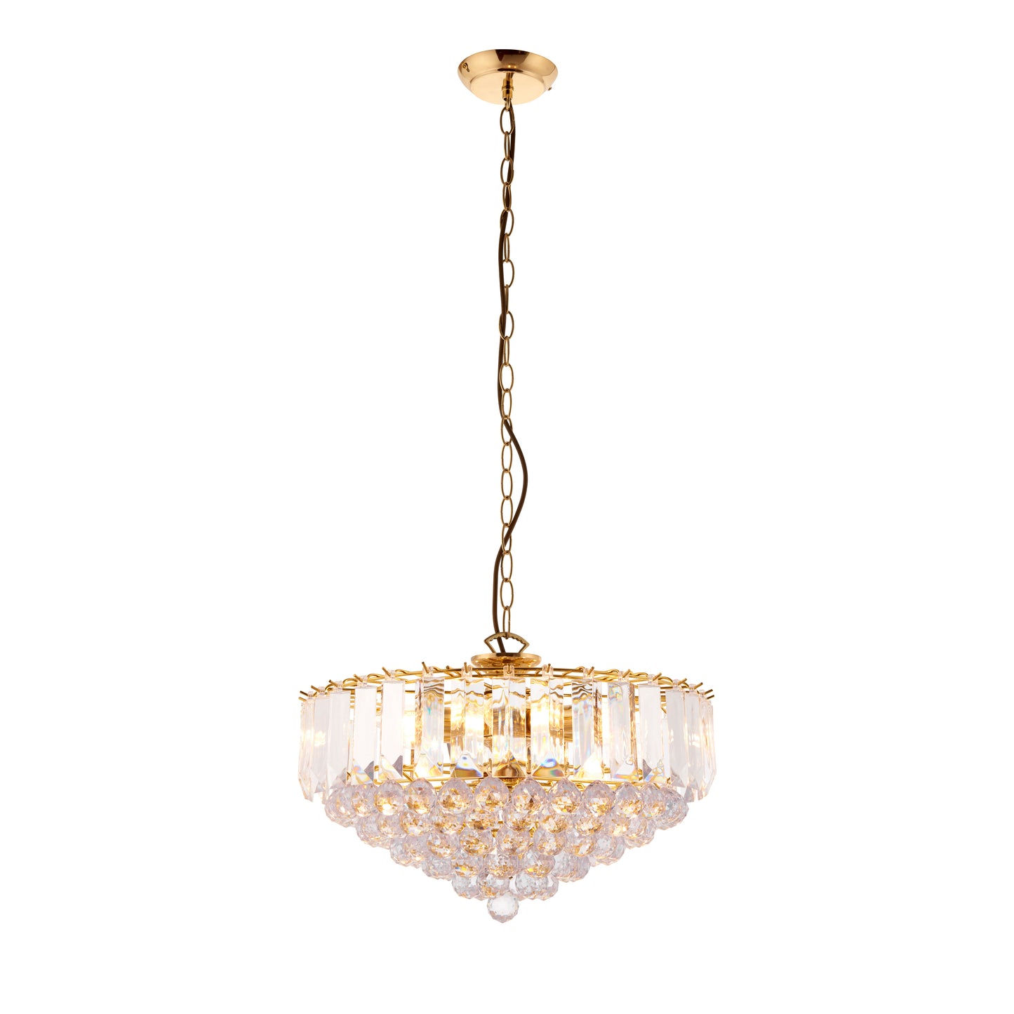 Fargo 6 Pendant Light Brass – Brass