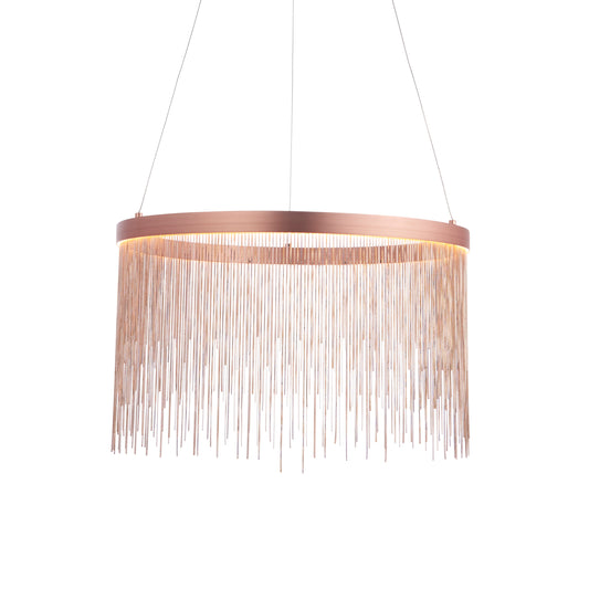 Zelma 1 Pendant Light Brushed Copper – Copper