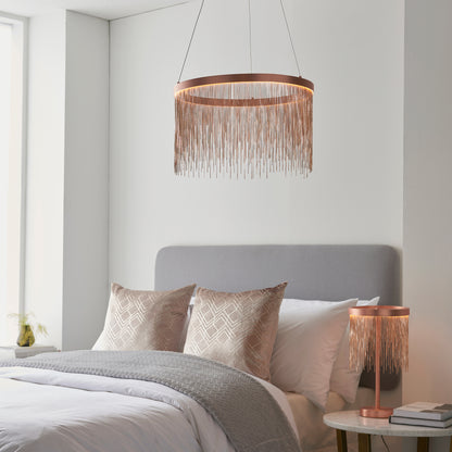 Zelma 1 Pendant Light Brushed Copper – Copper