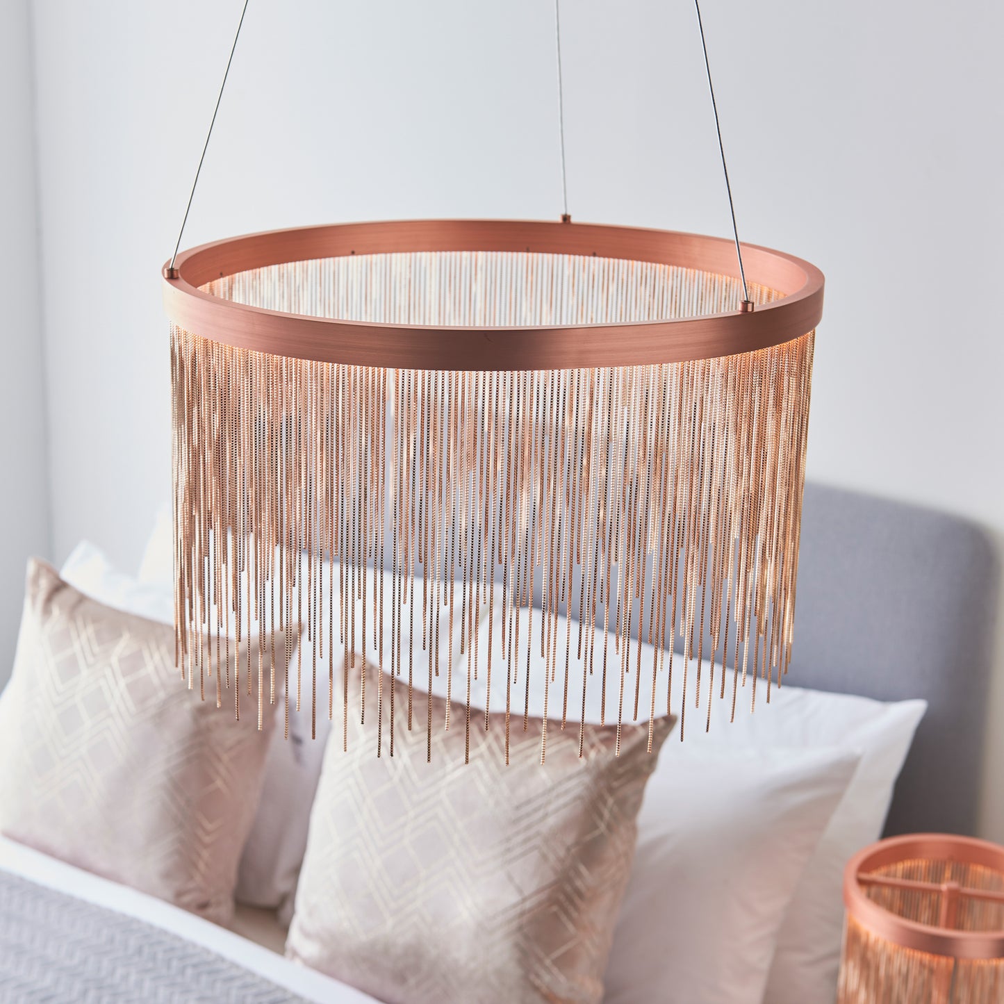 Zelma 1 Pendant Light Brushed Copper – Copper
