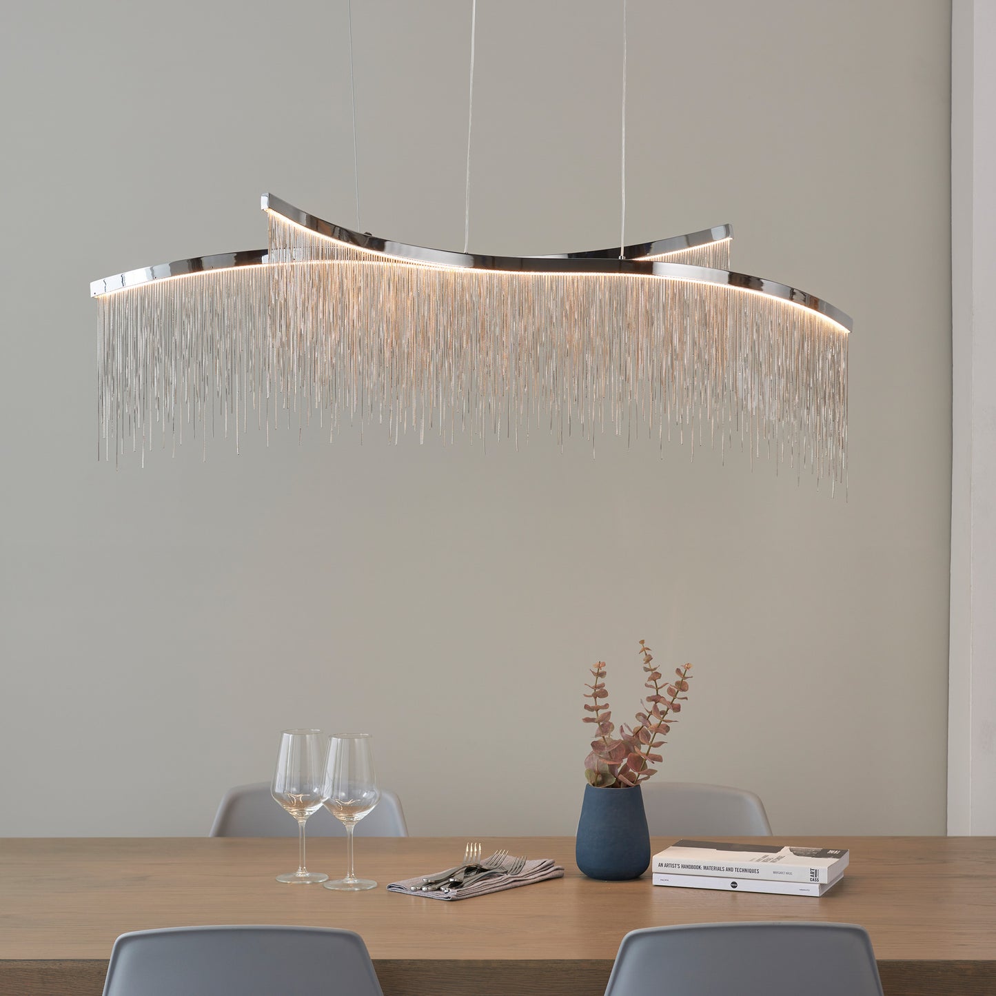 Orphelia 1 Pendant Light – Chrome