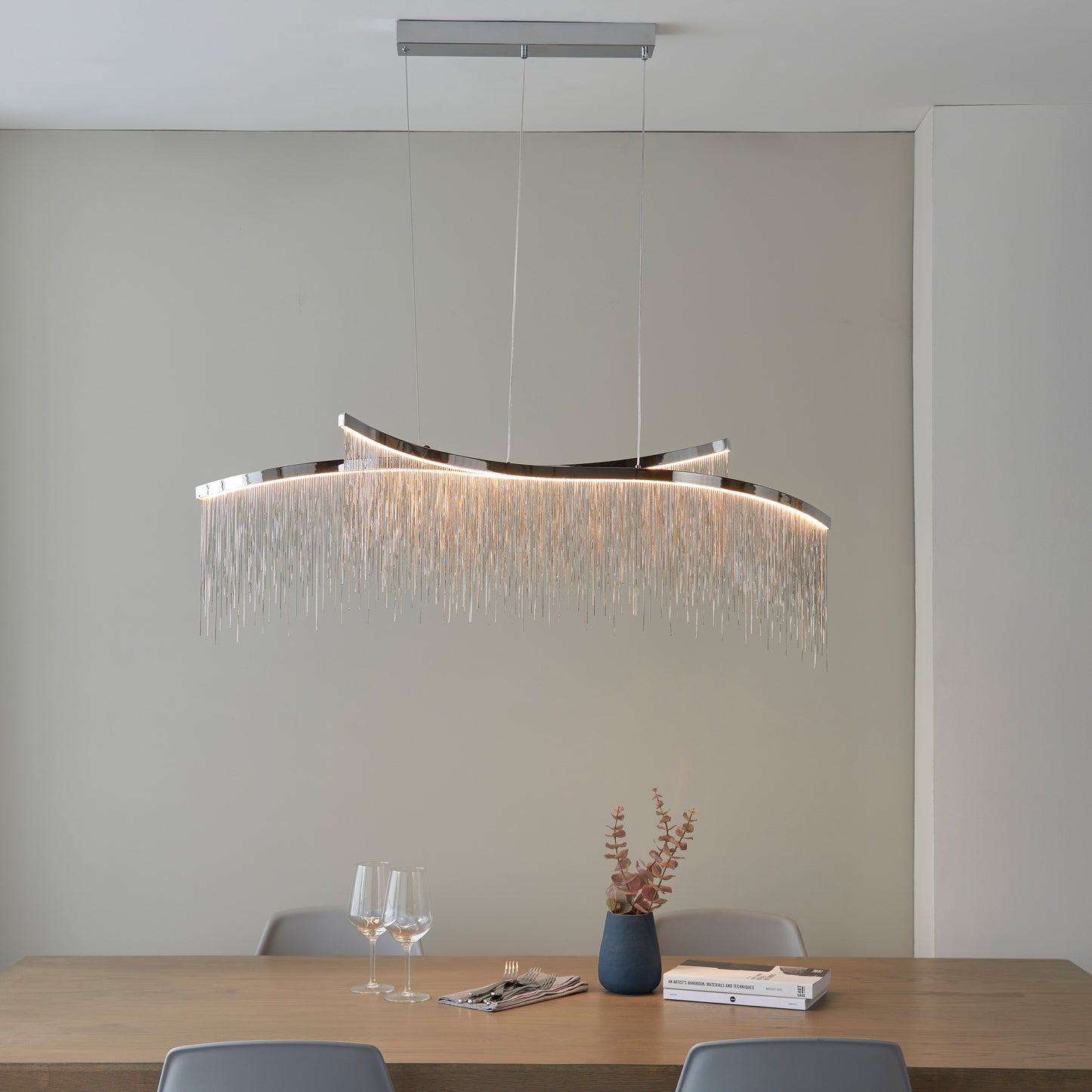 Orphelia 1 Pendant Light – Chrome