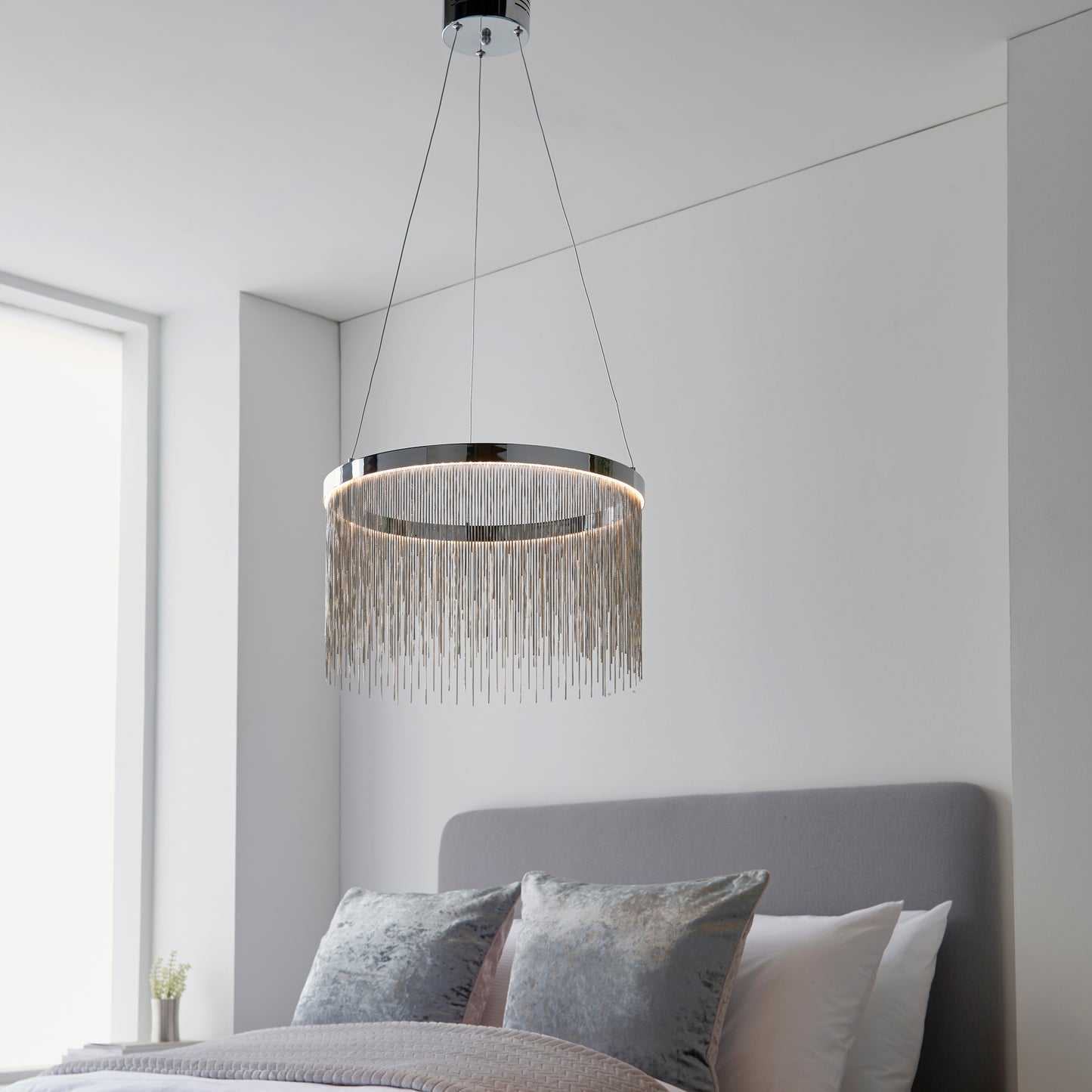 Zelma CCT 1 Pendant Light – Chrome
