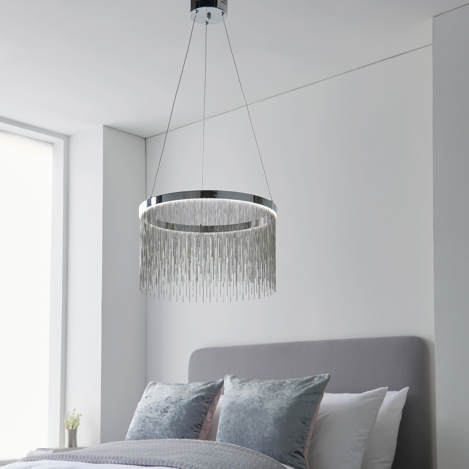 Zelma CCT 1 Pendant Light – Chrome