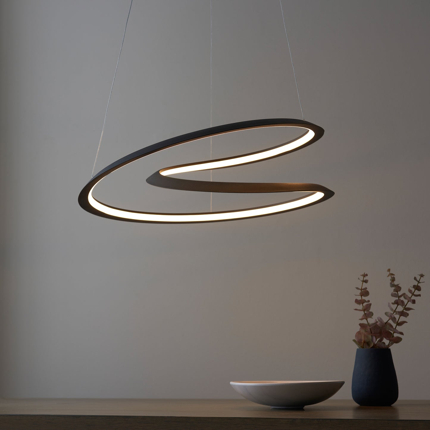 Staten 1 Pendant Light – Black